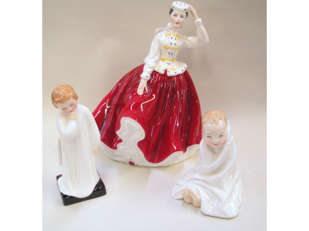 Appraisal: Three Royal Doulton figures 'Gail' HN 'Darling' HN and 'This