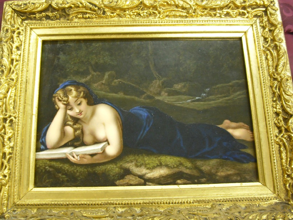 Appraisal: th century English porcelain rectangular plaque by William Corden -