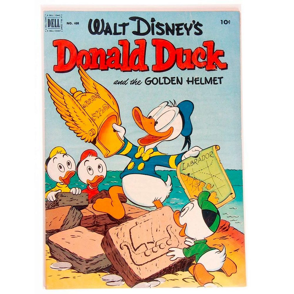 Appraisal: Donald Duck and the Golden Helmet Four-Color Dell Art by