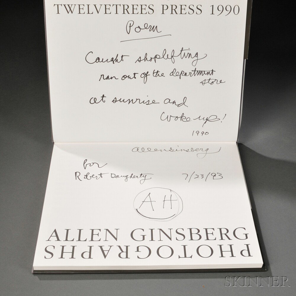 Appraisal: Ginsberg Allen - Allen Ginsberg Photographs Signed Altadena California Twelvetrees