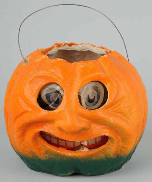 Appraisal: Halloween Pumpkin Jack-O-Lantern Description Original paper inserts Condition Excellent Size