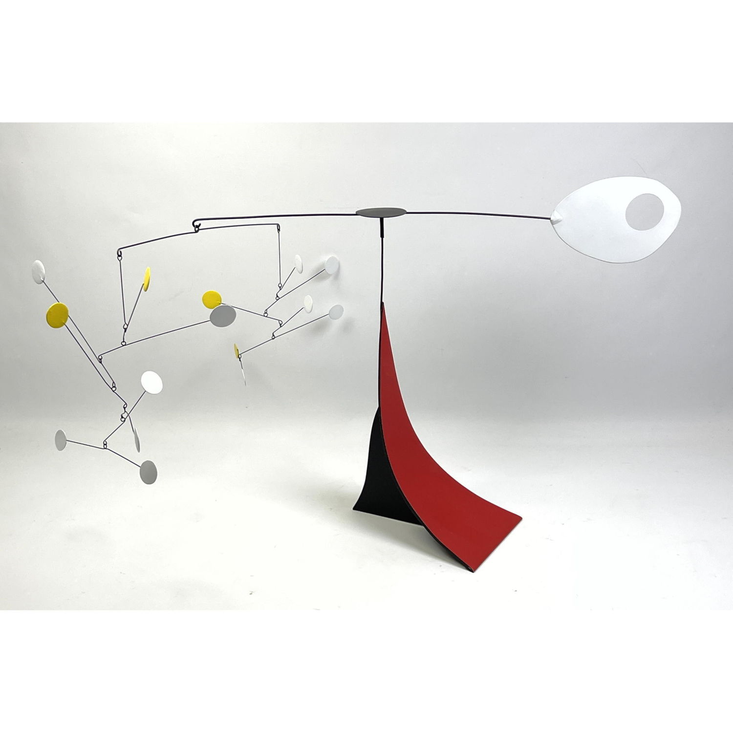 Appraisal: Modernist Style Kinetic Mobile Table Sculpture Stabile Dimensions H inches