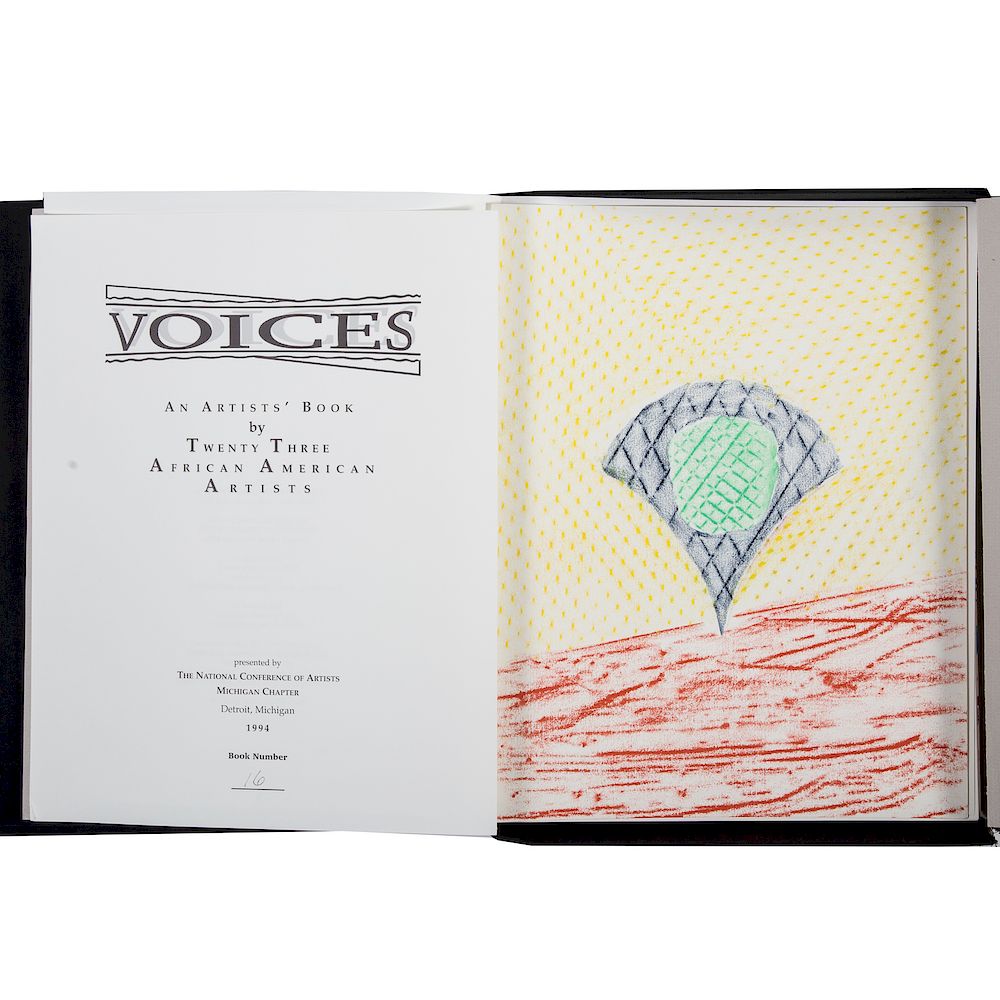 Appraisal: Voices An Artists' Book portfolio of work from African American