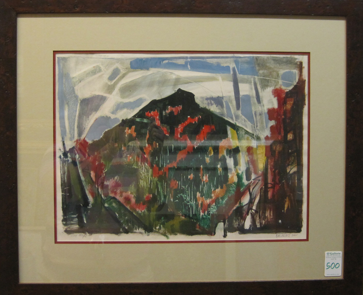 Appraisal: CARL HALL WATERCOLOR AND GOUACHE ON PAPER Oregon Washington D