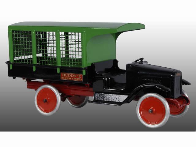 Appraisal: Pressed Steel Buddy L Railway Express Van Toy Description Professional