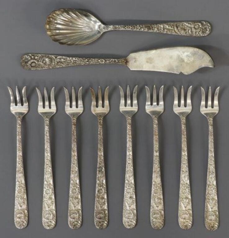 Appraisal: lot of American sterling silver flatware S Kirk Son in