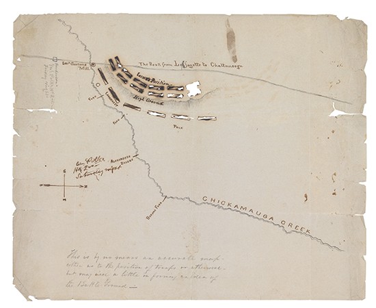 Appraisal: CIVIL WAR--CONFEDERATE Yeatman Henry C et al Manuscript map of