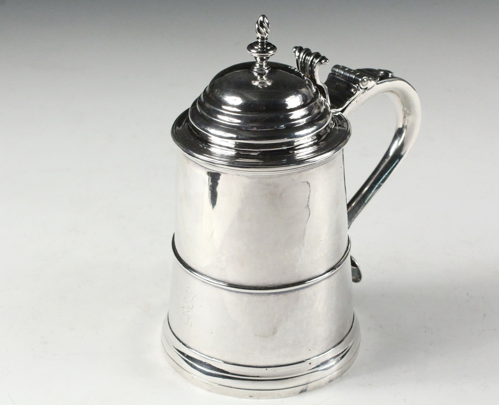 Appraisal: TANKARD - American Coin Silver Tankard by silversmith Joseph Loring