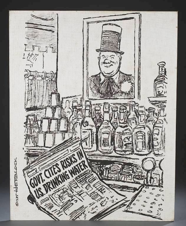 Appraisal: Block Herbert Herblock Political cartoon Block Herbert Herblock United States