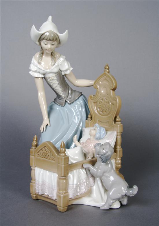 Appraisal: A Lladro Figural Group Height inches