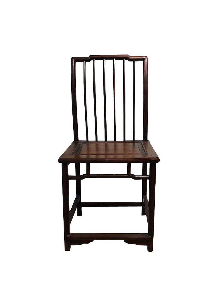 Appraisal: Chinese Export Carved Wood Chair Chinese Export Carved Wood Chair