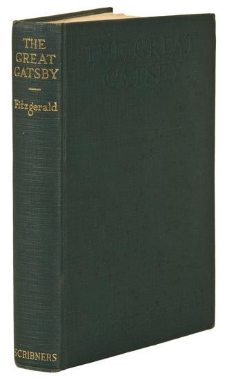 Appraisal: FITZGERALD F Scott - The Great Gatsby New York Charles