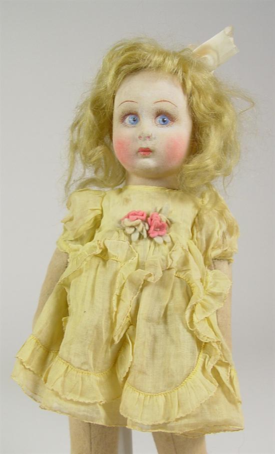 Appraisal: Lenci Girl Doll Circa 's Blue side glancing eyes Nice