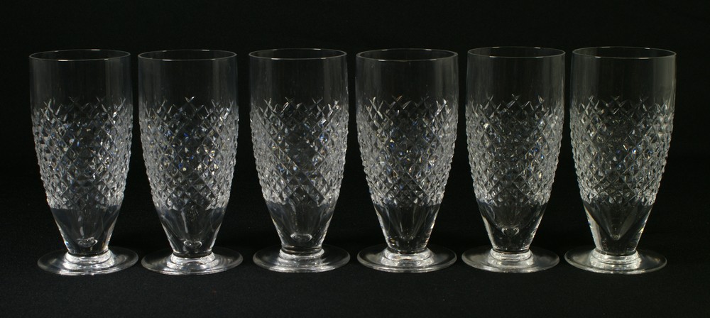 Appraisal: Waterford Crystal Alana pattern iced beverage glasses tall