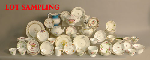 Appraisal: Misc group of porcelain tablewares th c