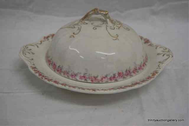 Appraisal: Vintage Mellor Co Covered Butter DishFrom the estate is a