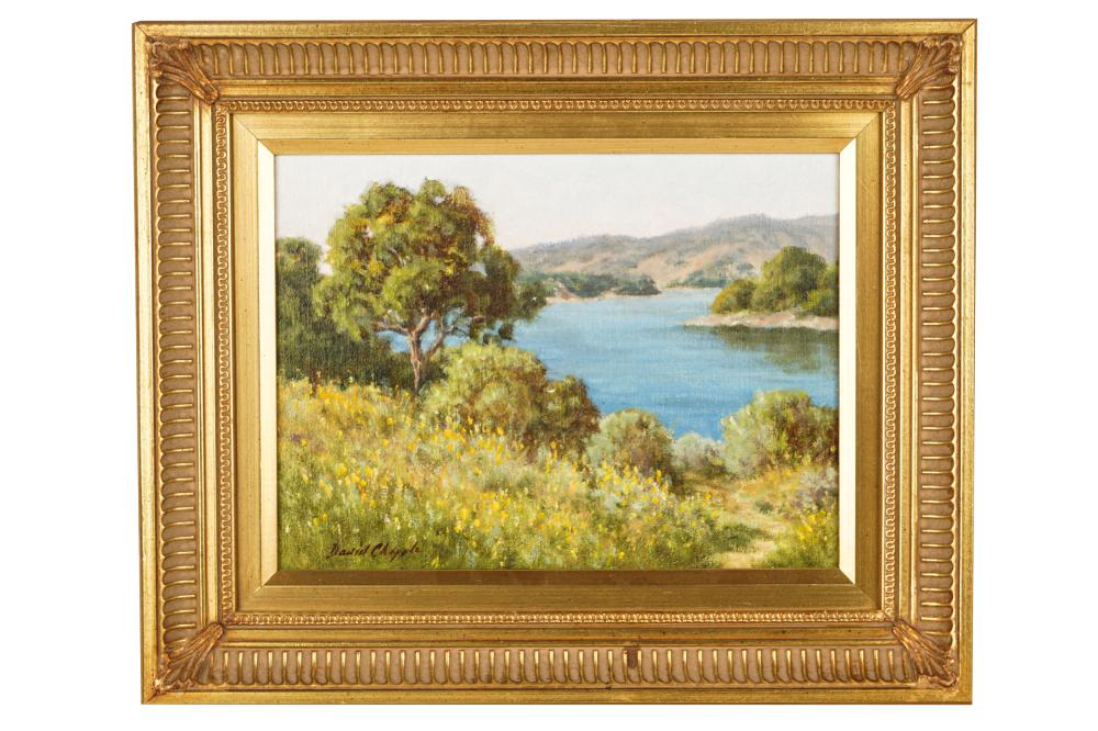 Appraisal: DAVID CHAPPLE B SUMMER DAY oil on board signed lower