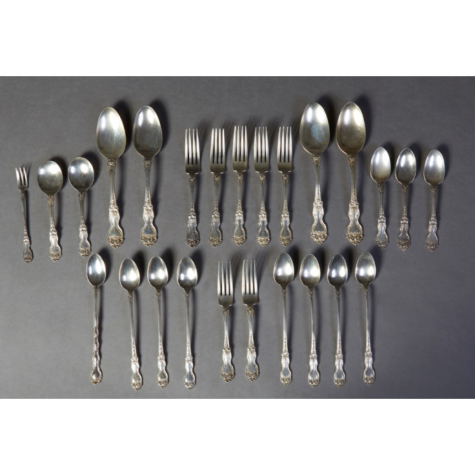 Appraisal: Twenty-Six Piece Group of Sterling Silver Flatware by Wallace in