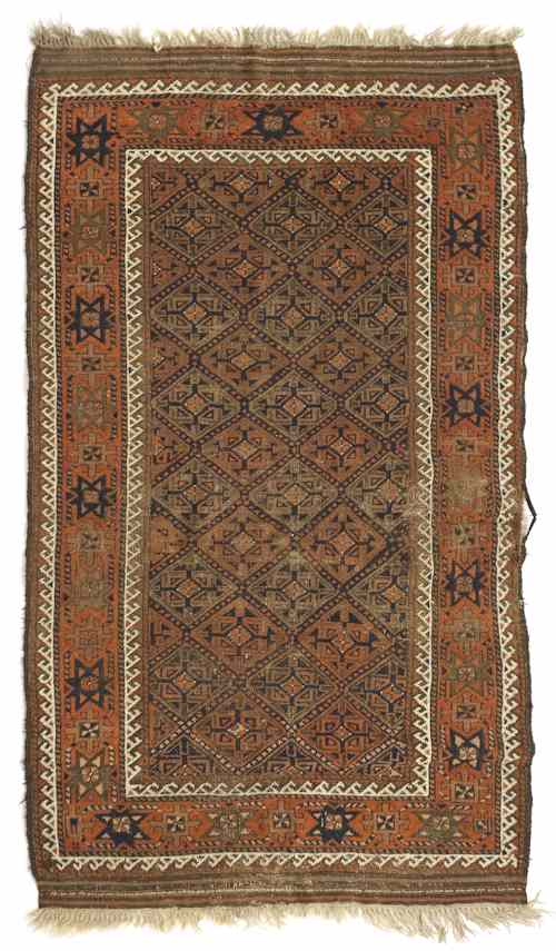 Appraisal: Turkoman carpet ca ' x '