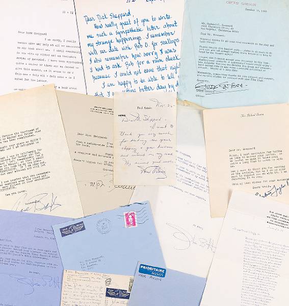 Appraisal: A large group of movie star signed letters s- s