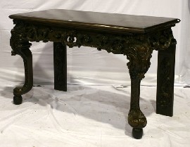 Appraisal: A carved console table cm wide cm deep cm high