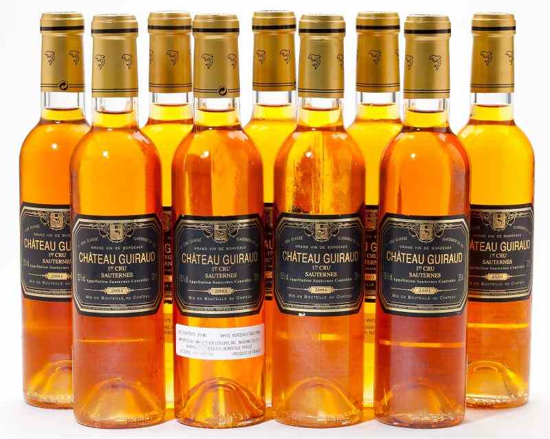 Appraisal: Chateau GuiraudSauternes ml bottles bnAcquired from the climate-controlled storage of