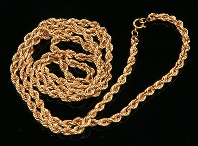 Appraisal: KY long rope chain gms Ship plus insurance