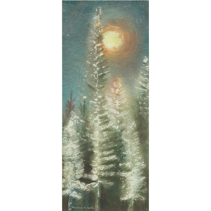 Appraisal: Clarence Holbrook Carter American - ''First Snow '' c gouache