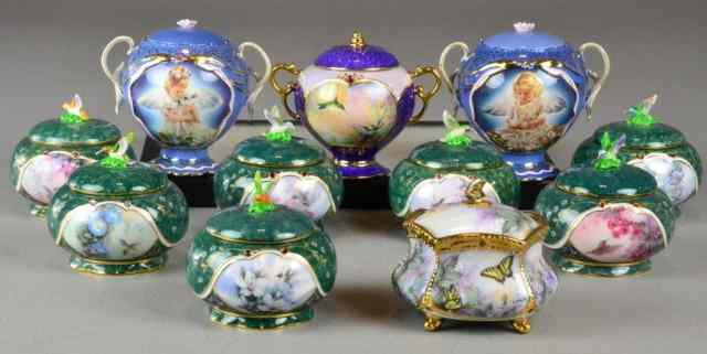 Appraisal: Porcelain Music Boxes - Ardleigh ElliottTo include porcelain music boxes