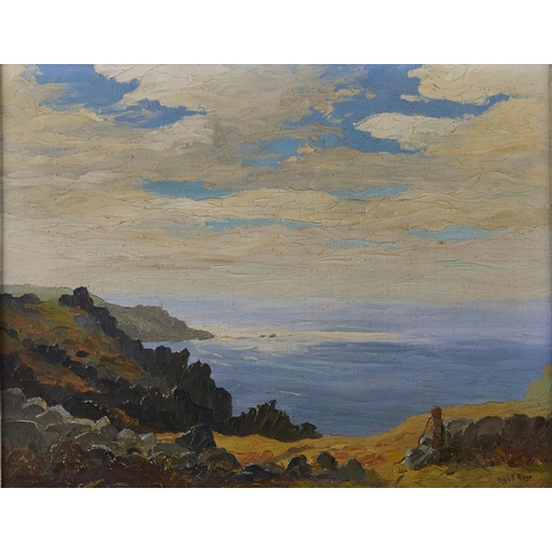 Appraisal: Hugh Edward Ridge - - A Cornish Cove signed oil