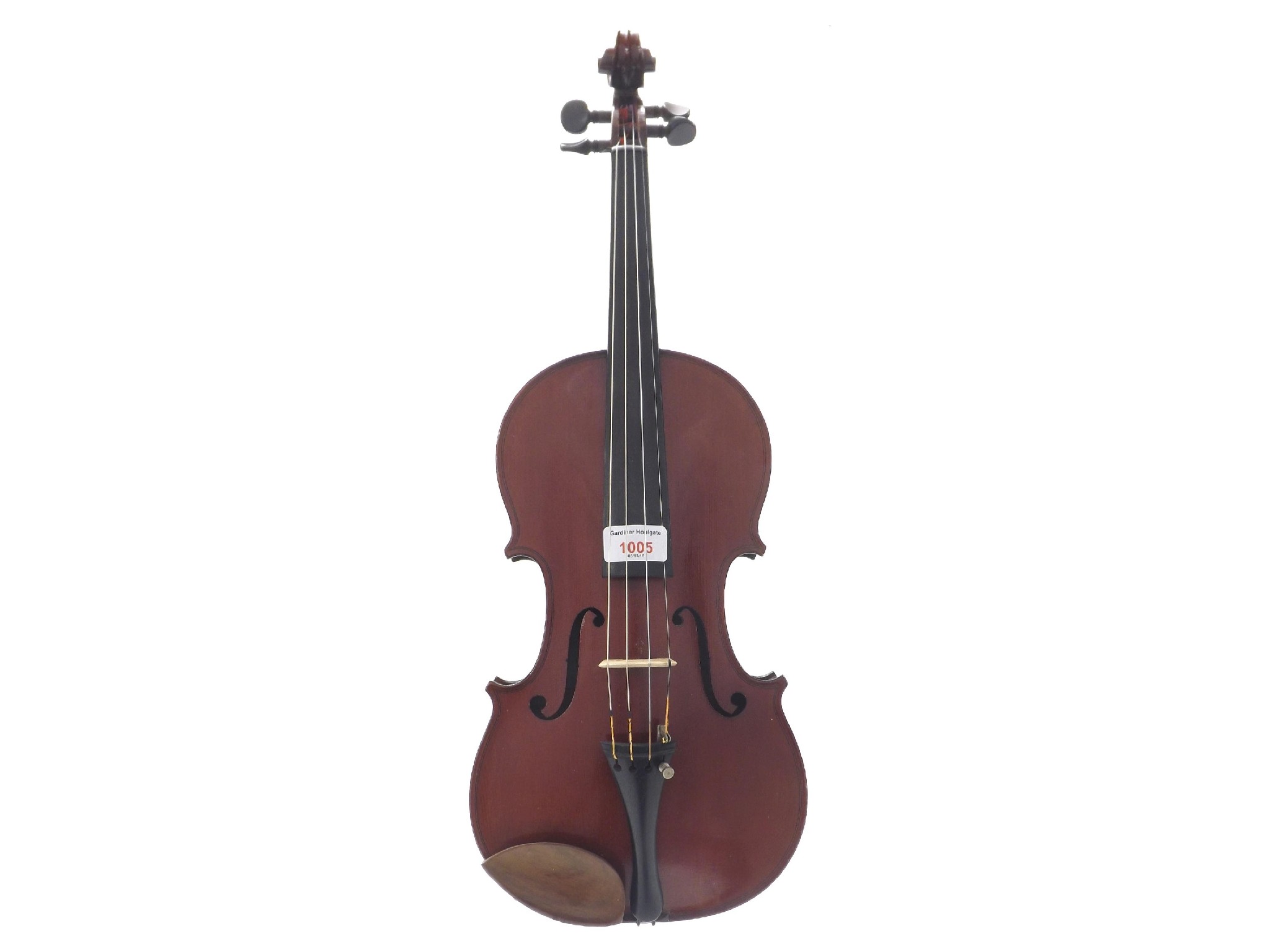 Appraisal: Violin labelled Thierry Paris cm