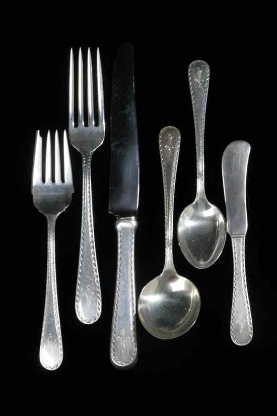 Appraisal: -PIECE S KIRK SON STERLING SILVER FLATWARE SERVICE ''Winslow'' pattern