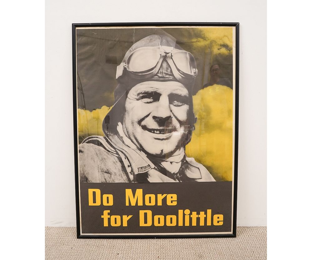 Appraisal: Poster - Do More for Doolittle Framed World War II