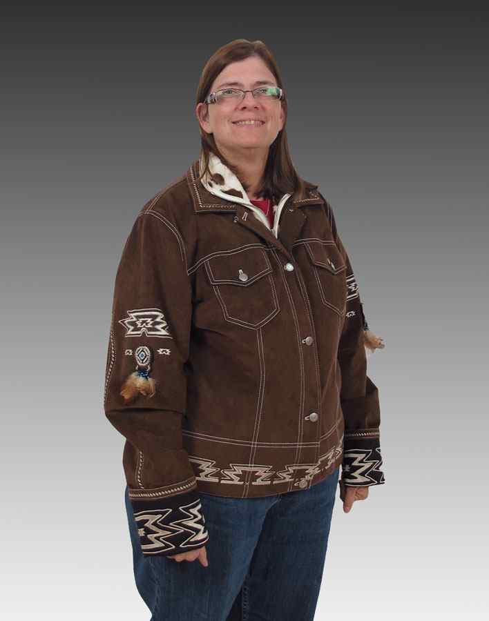 Appraisal: WESTERN STYLE BOGNER JACKET US made Southwest style embroidered design