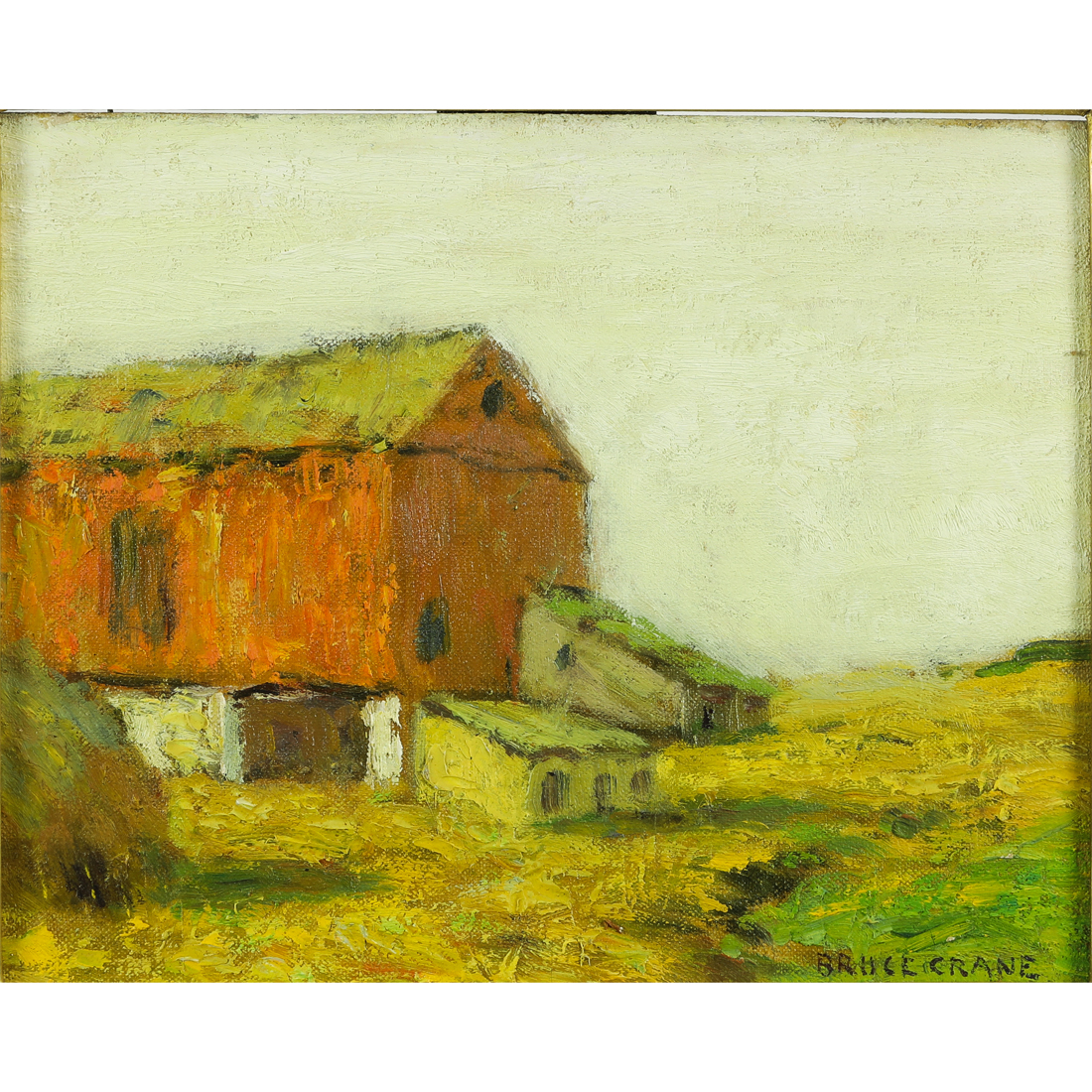 Appraisal: PAINTING BRUCE CRANE Bruce Crane American - Uncle Willy's Barn