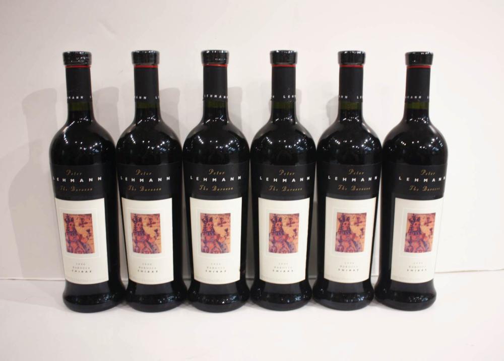 Appraisal: PETER LEHMANN BAROSSA SHIRAZ South Australia in two unmarked wood