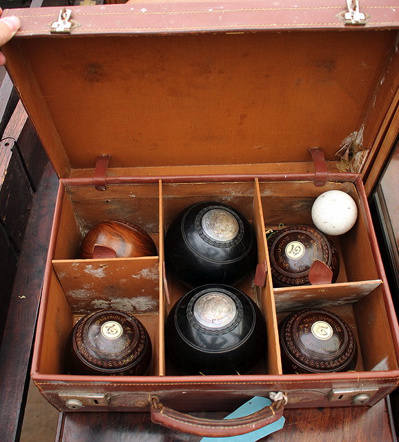 Appraisal: SIX EARLY TH CENTURY GARDEN BOWLS to include four Taylor