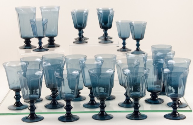 Appraisal: To include water goblets iced tea glasses and wine glasses