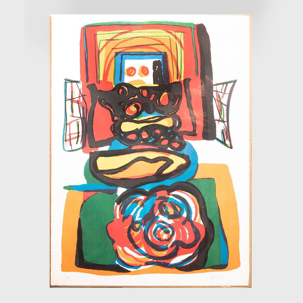 Appraisal: Karel Appel - Composition Lithograph in colors on wove paper