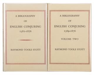 Appraisal: Toole Stott Raymond A Bibliography of English Conjuring Derby Harpur