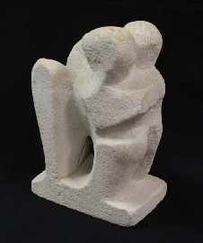 Appraisal: Danila Vassilieff - Figures Embracing Mount Gambier stone x x