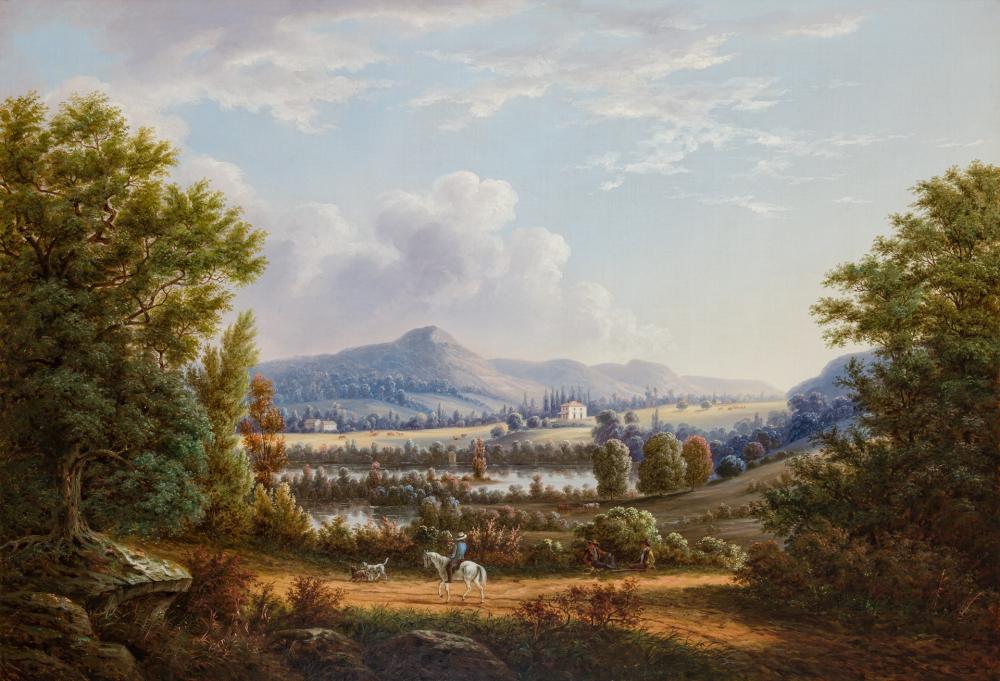 Appraisal: GEORGE GUNTHER HARTWICK American - View in Upstate New York