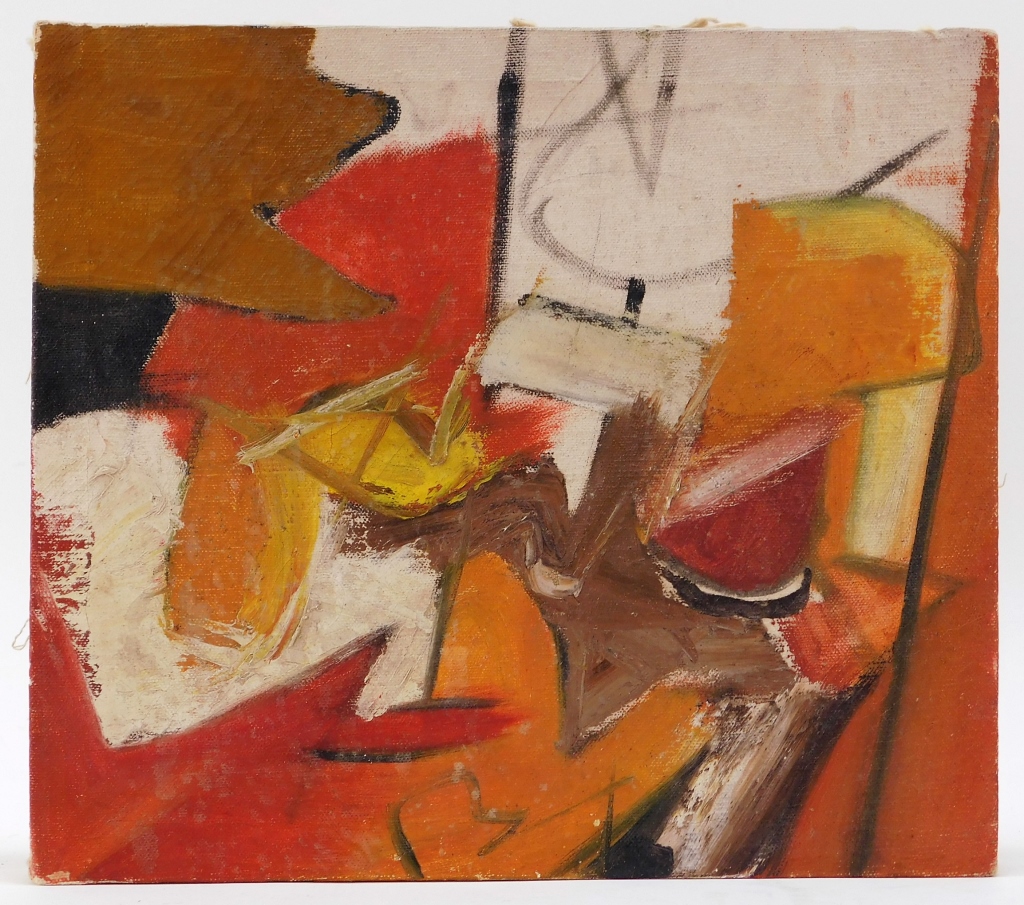 Appraisal: WILLIAM FRANK PROVINCETOWN ABSTRACT O C PAINTING Massachusetts th CenturyAbstract