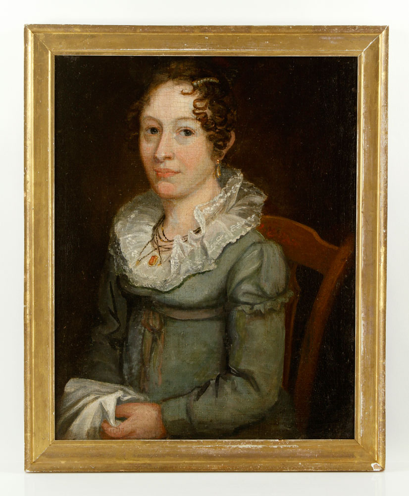 Appraisal: - Portrait of Mary W McClennen O C Portrait of