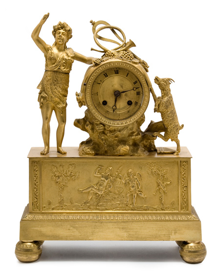 Appraisal: Charles X Gilt-Bronze Mantel Clock Estimate -