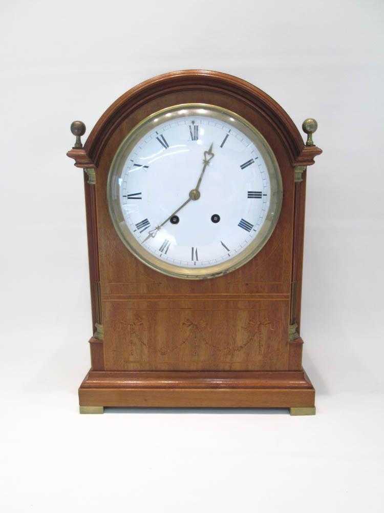 Appraisal: FRENCH BRACKET CLOCK eight day time gong-strike spring wound movement