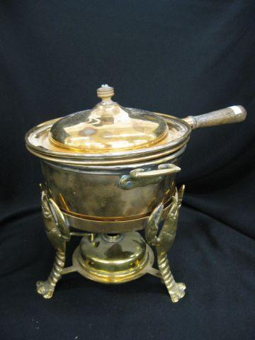 Appraisal: Joseph Heinrich Copper Chafing Dish figural lobster stand with burner