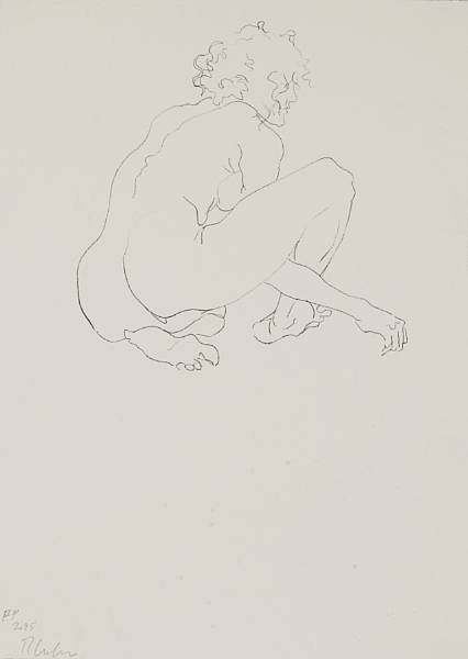 Appraisal: Robert Graham American born Untitled Nudes Lithographs printed on Rives