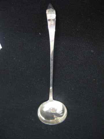 Appraisal: Tiffany Sterling Silver Sauce Ladle monogram ''S'' and - for