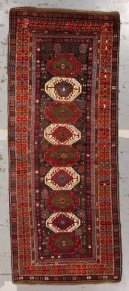 Appraisal: A Kurd Kazak rug West Persia circa size approximately ft